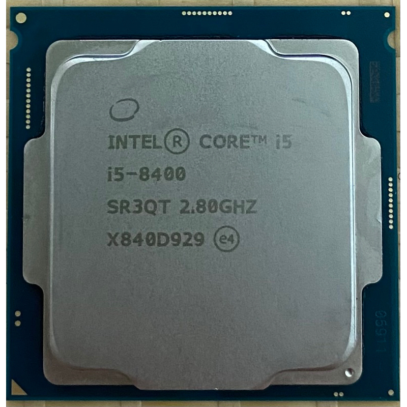 Intel i5-8400 附贈酷碼散熱器 八代1151角位(二手良品）