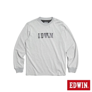 EDWIN 石墨烯發熱薄長袖T恤(銀灰色)-男款