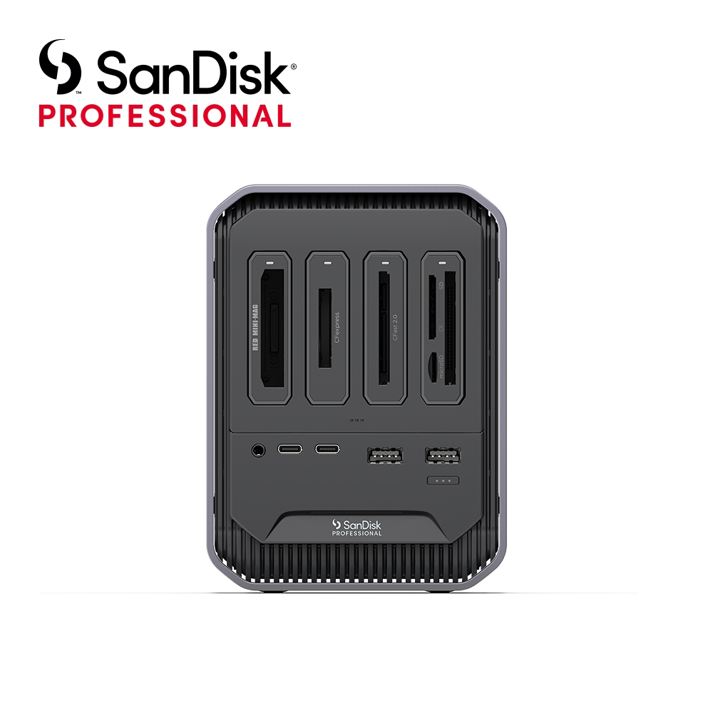 SanDisk Professional PRO-DOCK 4 磁碟槽Thunderbolt™ 3讀卡機擴充座