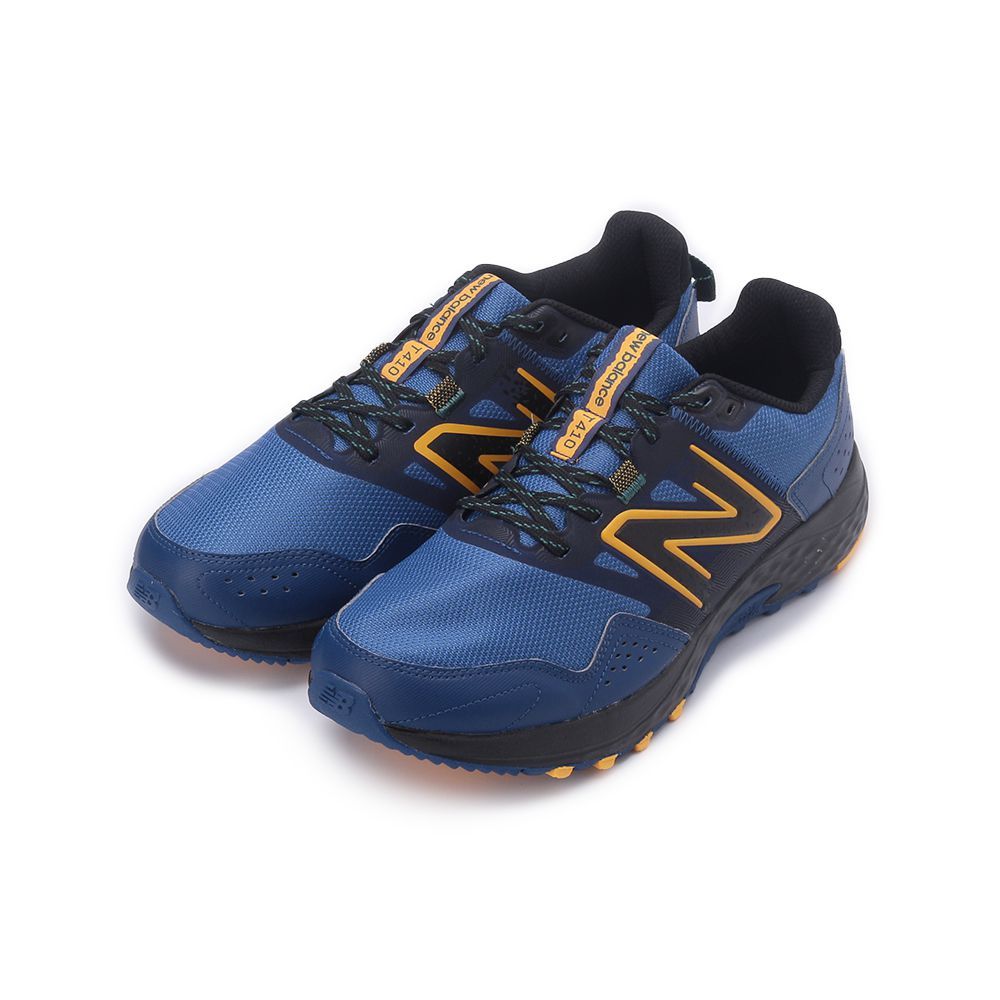 NEW BALANCE 限定版410越野跑鞋 藍黃 MT410LY8 男鞋