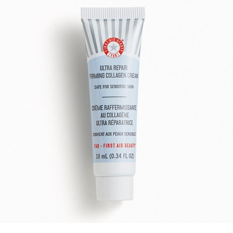 First Aid Beauty FAB柔膚提亮去角質潔膚片/溫和深層洗卸潔面乳/燕麥強效修護保濕霜