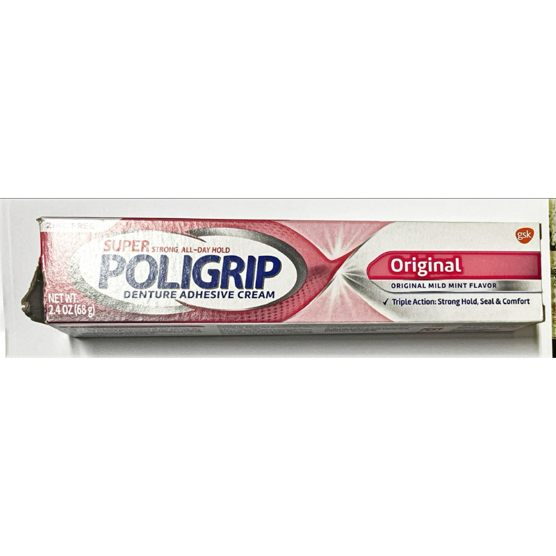POLIGRIP假牙黏著劑（外盒NG,不影響品質）