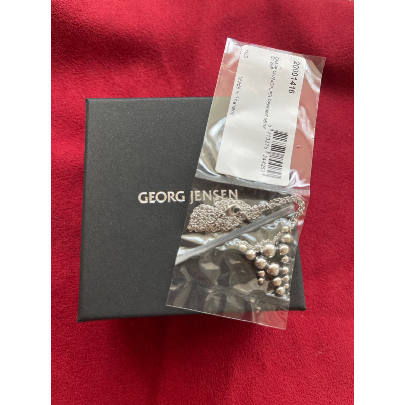 GEORG JENSEN 喬治傑生 葡萄月光 系列 銀石 項鍊 全新品