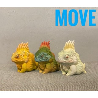 【MOVE】 (現貨) 博物志 蜥蜴王國 綠鬣蜥 白化 模擬 限定版 模型 收藏品 公仔 蜥蜴 守宮 爬蟲 特寵