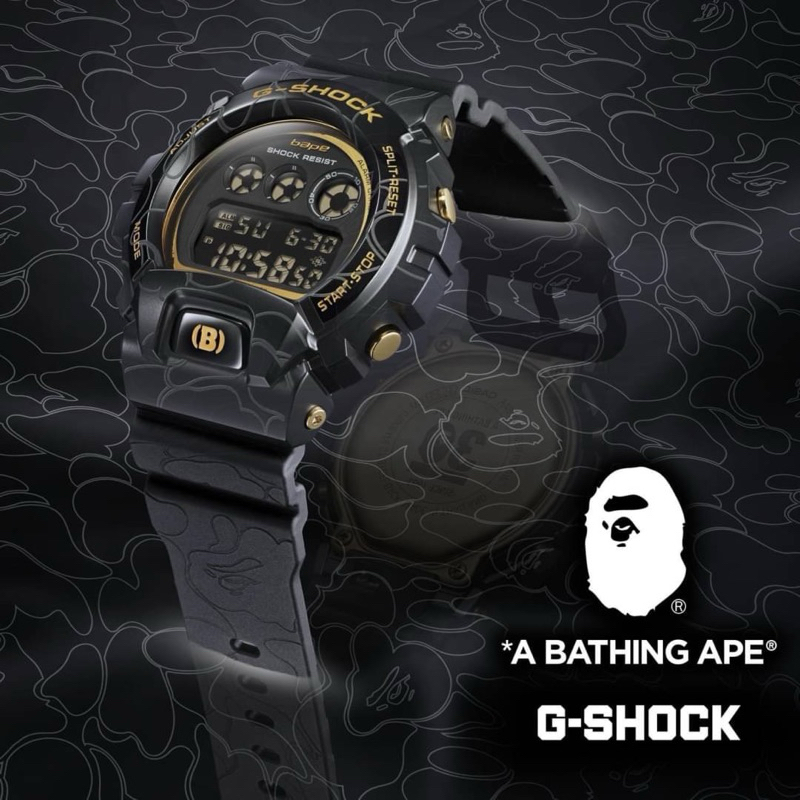 G-SHOCK X A BATHING APE®聯名款 「GM-6900BAPE 」