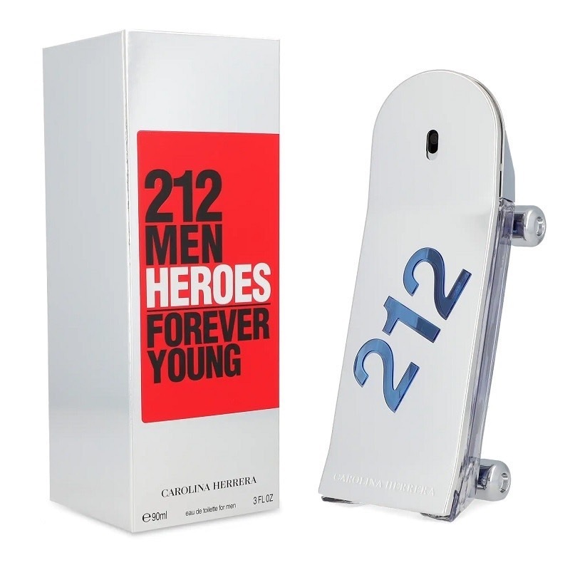 愛妮❤️Carolina Herrera 212 Heroes Forever Young 滑板男士淡香水 90ml 🌸