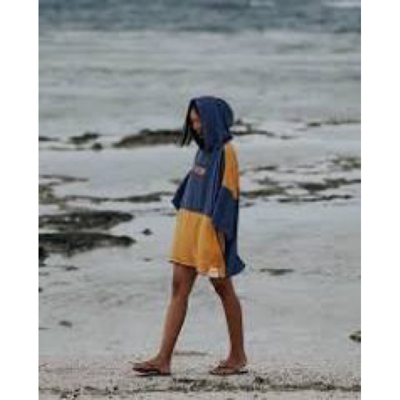 FREEDA 保暖毛巾衣-藍黃配色，全新