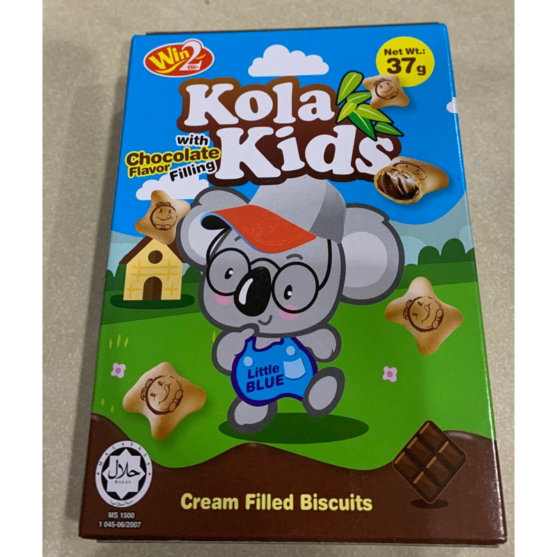 （即期特價）馬來西亞 Win2 熊熊夾心餅乾-巧克力37g