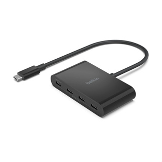 Belkin USB C to USB C 4孔 集線器(AVC018btBK)充電轉接 分插器