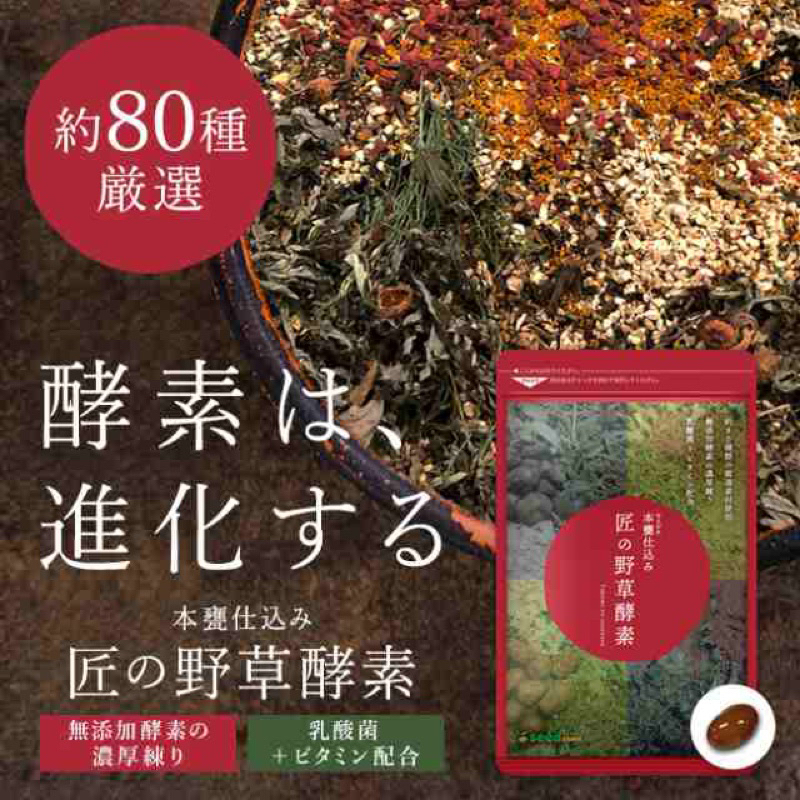 現貨🌟日本製 匠の 野草酵素 營養補助食品