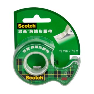 含稅附發票【史代新文具】3M 105-TW 3/4×300" 隱形膠帶附切割器