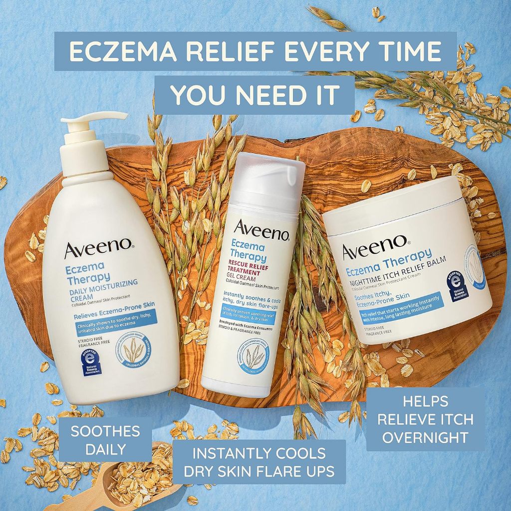 現貨+預購 | Aveeno Eczema Therapy 燕麥保濕乳液 無香乳霜 敏感肌膚 舒緩乾燥