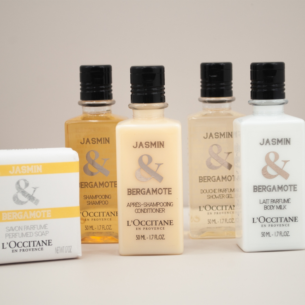 【嗨寶貓洗漱用品】香格里拉酒店 L'OCCITANE 歐舒丹 茉莉香 洗髮精 沐浴乳 潤絲精 身體乳 旅行組 50ml