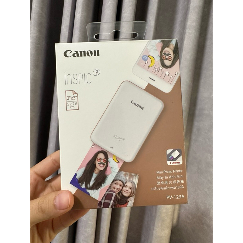 Canon PV-123A玫瑰金迷你相片印表機 inspic mini photo printer