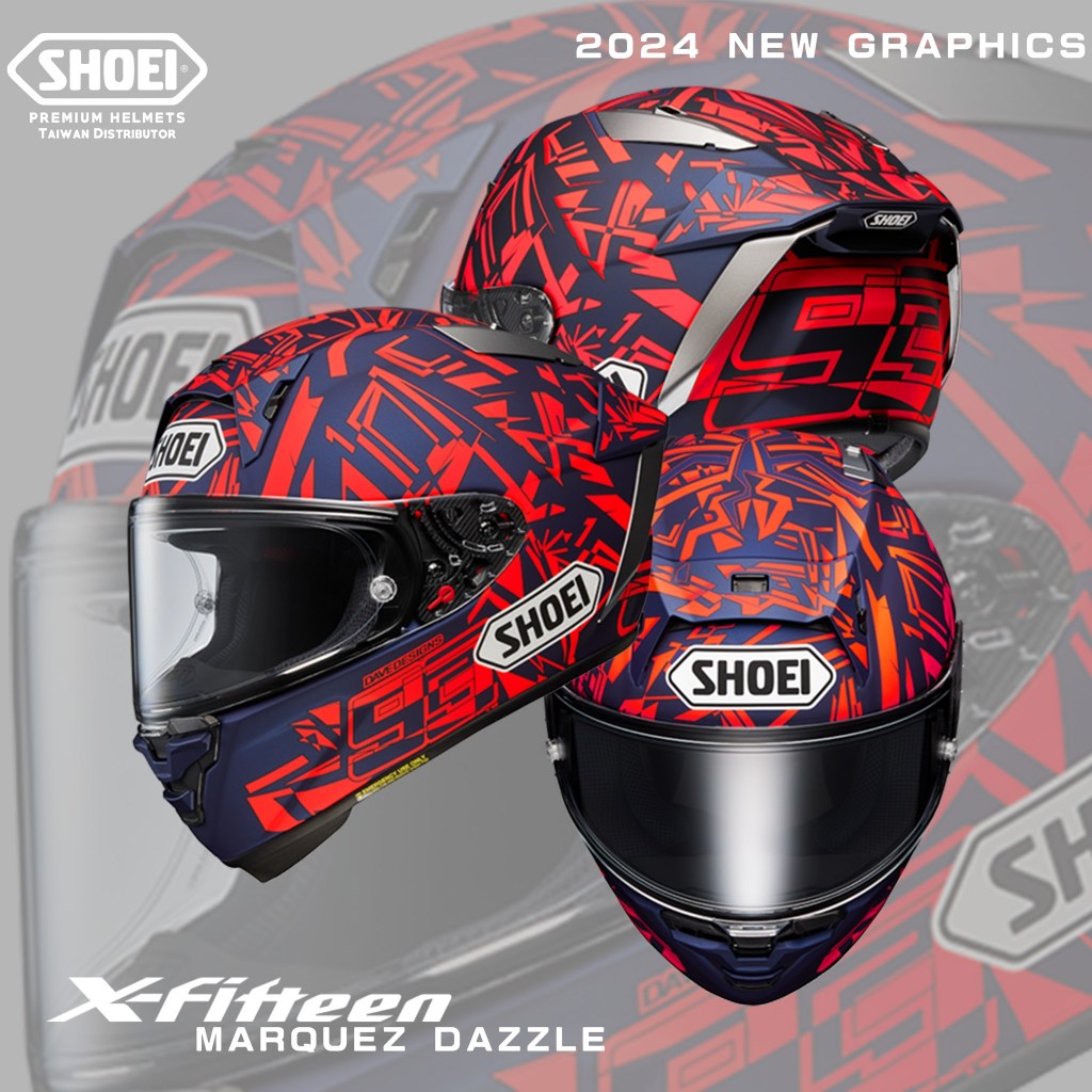 【KK】SHOEI X-15 X-FIFTEEN MARQUEZ DAZZLE TC-10 彩繪款 全罩式安全帽