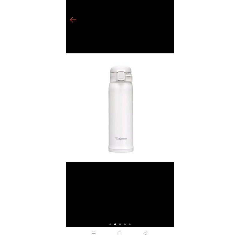 ZOJIRUSHI象印 不鏽鋼真空保溫瓶-480ml(白)