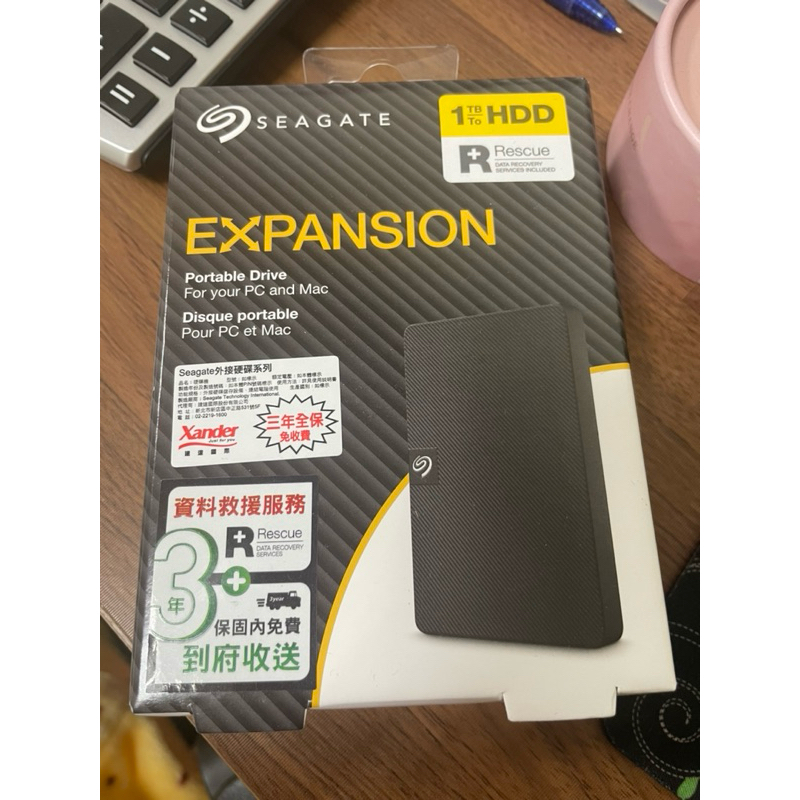 SEAGATE EXPANSION Portable  1TB 2.5吋外接硬碟