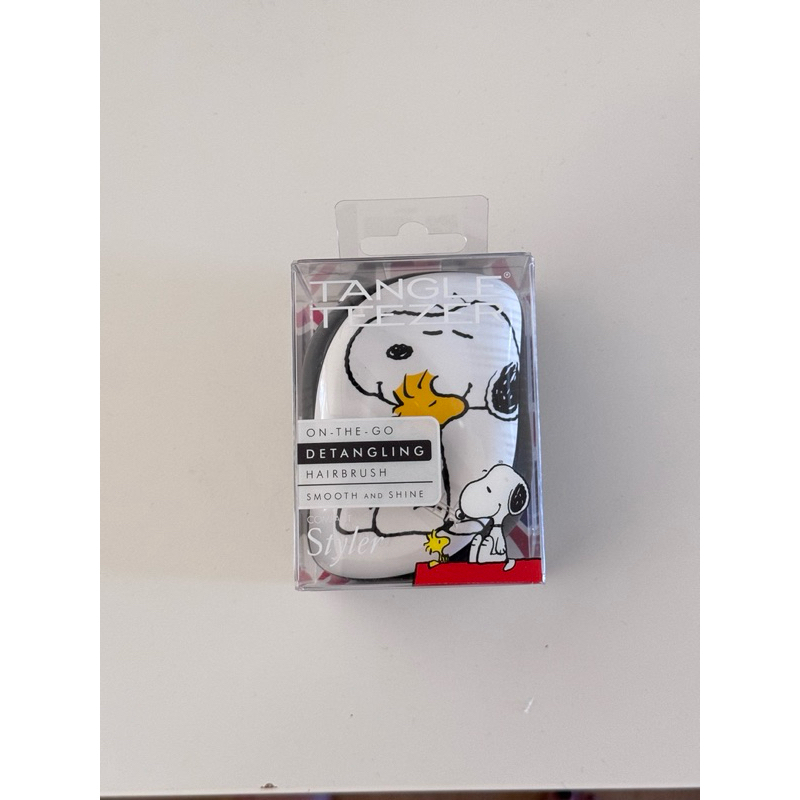 全新 Tangle Teezer Peanuts Snoopy 史努比攜帶型順髮梳 英國製日本限定