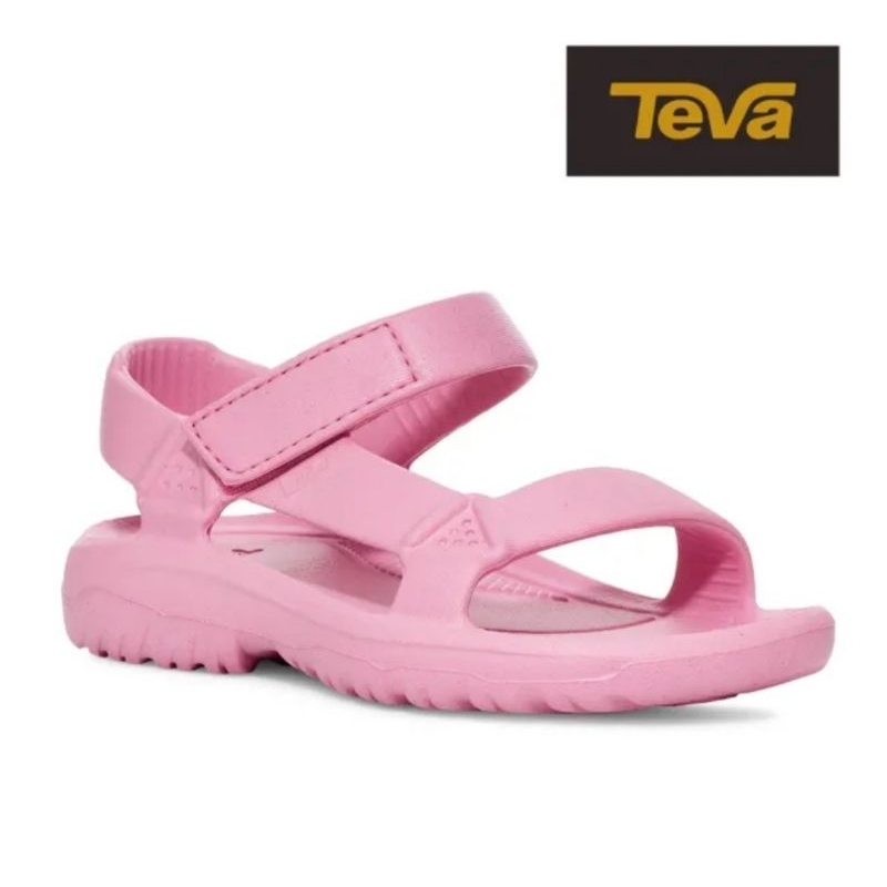 【TEVA】女童鞋 輕量 防水防滑 吸震減壓 水陸輕量涼鞋/雨鞋/水鞋/童鞋(玫瑰粉紅色TV1124072CRBL