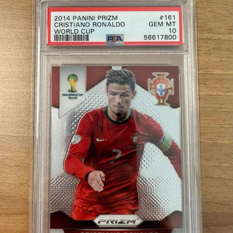 PSA10 2014 Panini Prizm 世界盃 C羅 Ronaldo 足球球員卡