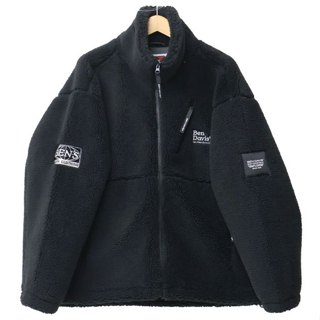 ben davis 23780016-01 boa stand collar jkt 羊羔毛 外套 (黑色) 化學原宿