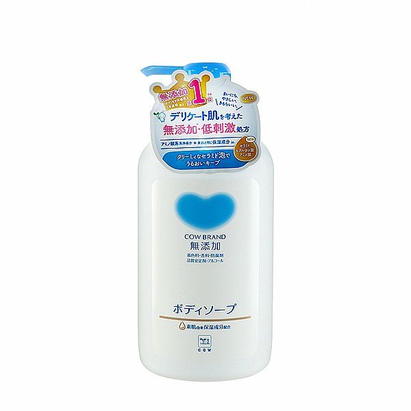 牛乳石鹼 COW 植物性無添加沐浴乳(550ml)【小三美日】D929707