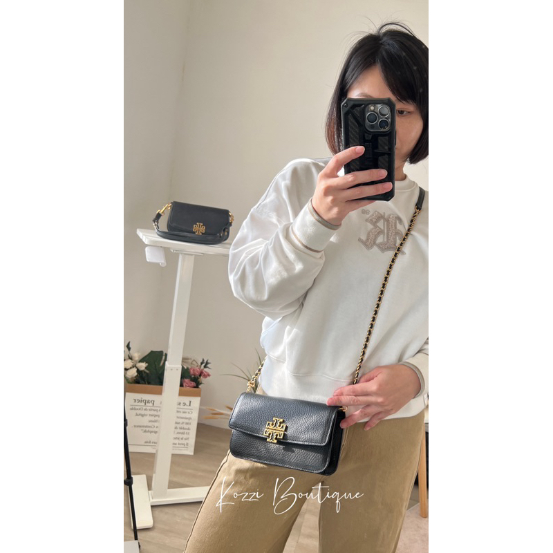 Tory Burch Britten woc wallet on chain 手拿 斜挎 兩用包 tb 包