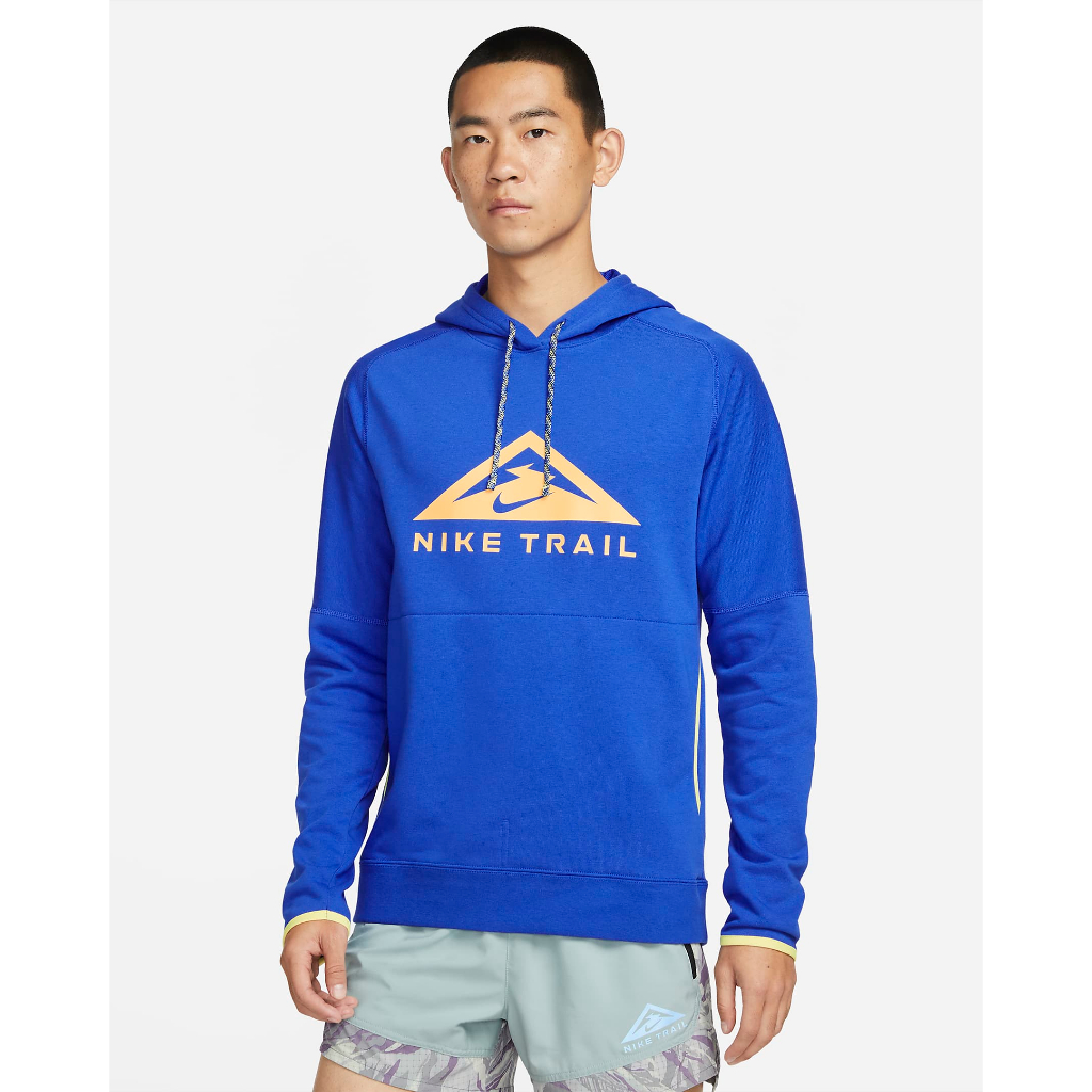 S.G NIKE Dri-FIT Trail DV9325-405 藍色 男款 越野 跑步 運動 長袖 帽T
