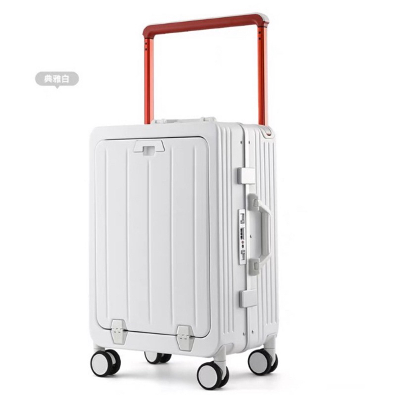 OTA前開口行李箱新款寬拉桿20吋多功能登機箱小型旅行箱