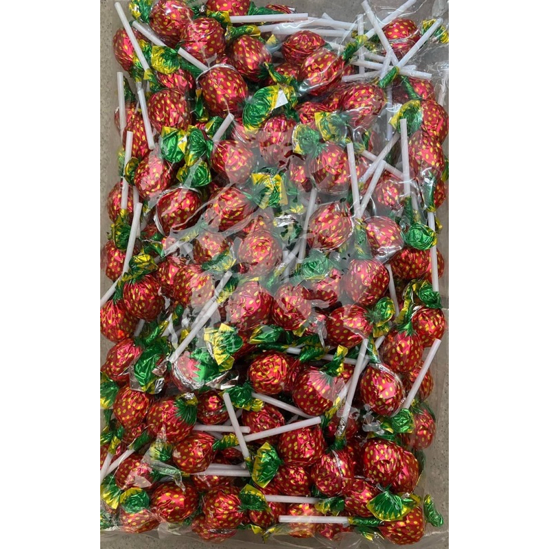 古早味 草莓風味棒棒糖 袋裝（LOR）