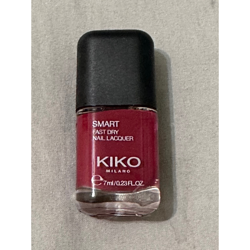 KIKO 義大利米蘭 Smart Fast Dry Nail Lacquer 快乾指甲油 RUBY RED 香港專櫃購入