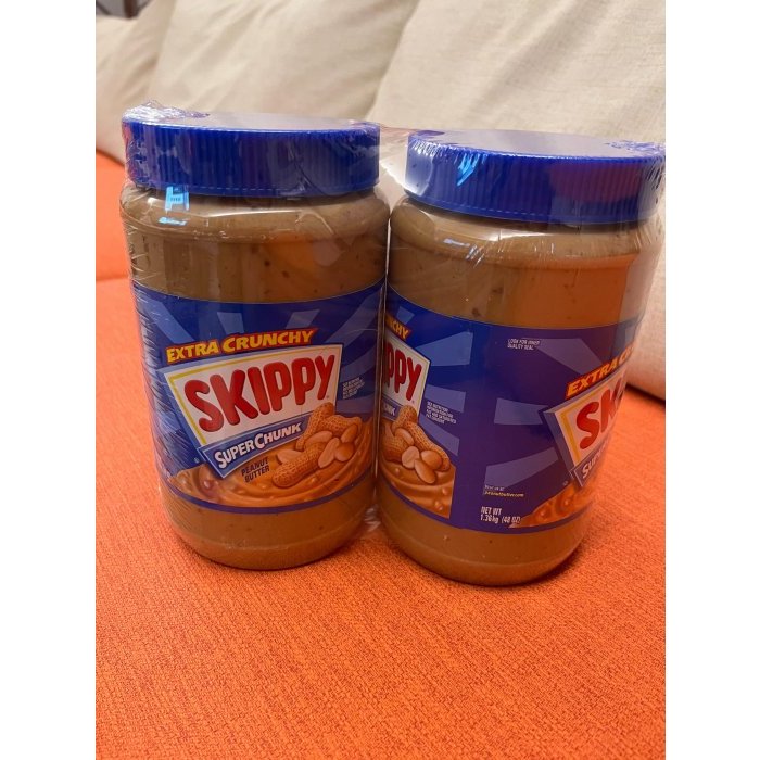 SKIPPY吉比花生醬-香脆顆粒口味花生醬一組1.36kg*2罐   619元--可超商取貨付款(限1組)