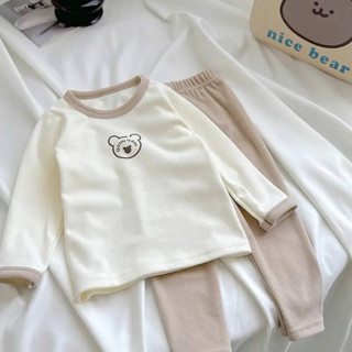 💕兒童德絨保暖套裝 家居服 睡衣 睡褲