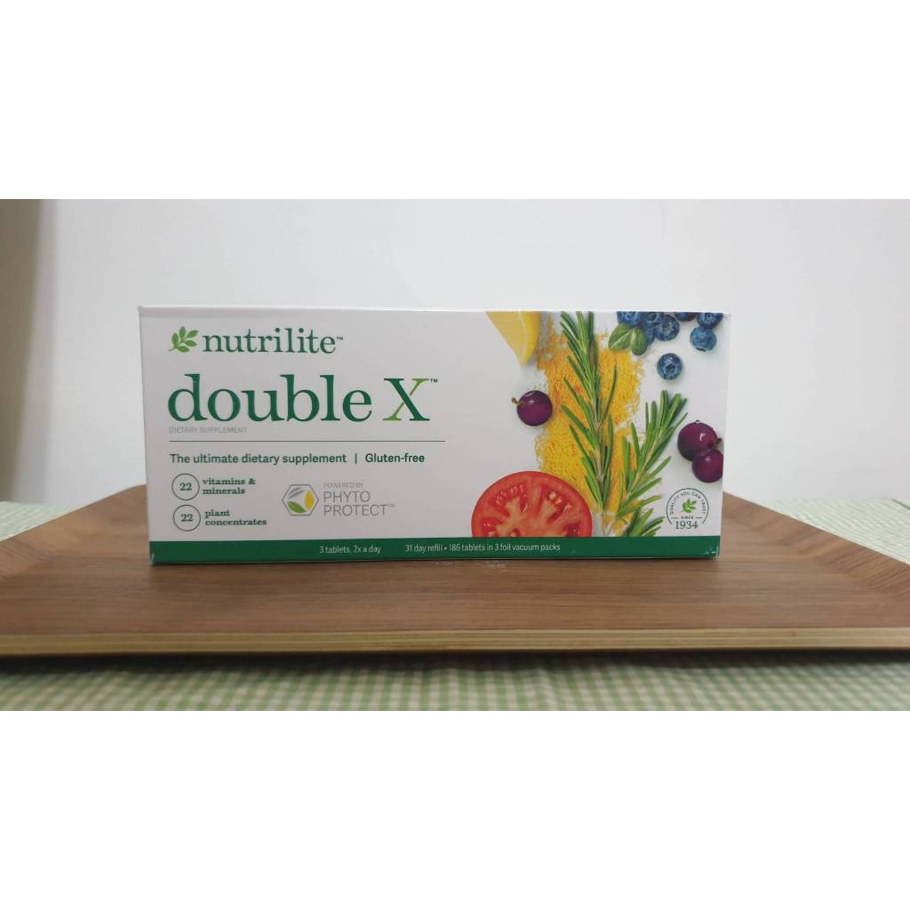 現貨不用等🉑 安麗 紐崔萊 Amway Nutrilite DOUBLE X 蔬果綜合營養片 補充包