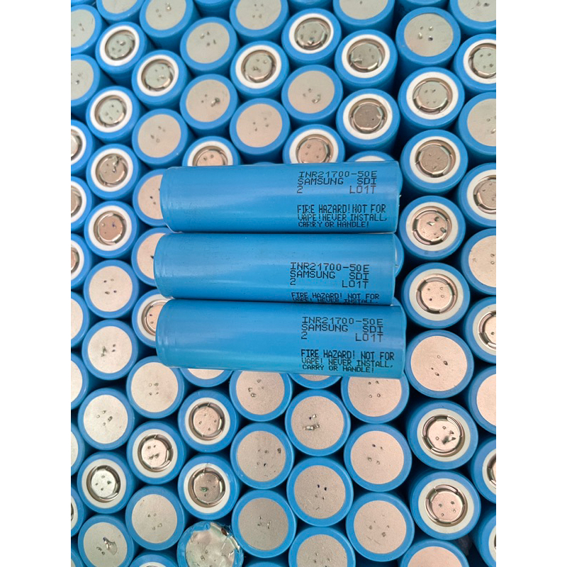 Battery量販店🉐️最新版本三星 21700 50E 5000mAh🉐️ 15A大放電電池芯 0循環♻️ 拆機點焊品