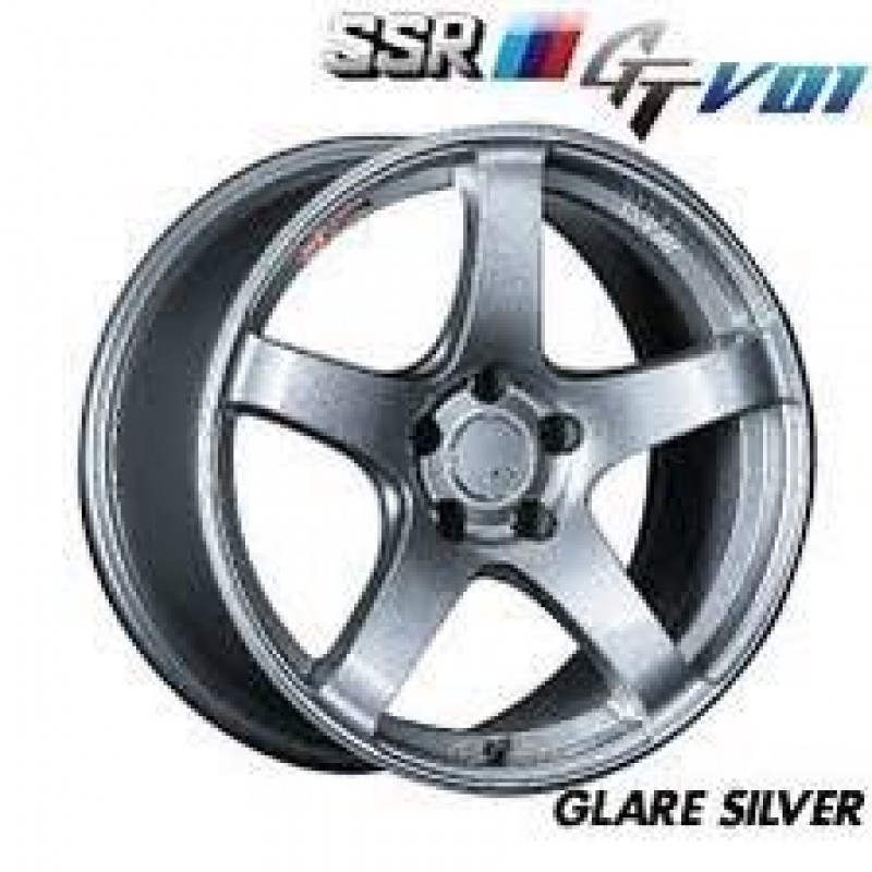 +歐買尬輪胎館+全新日本品牌SSR 18吋旋壓鋁圈 GTV01 閃銀 5/114 8.5J ET40 歡迎洽詢