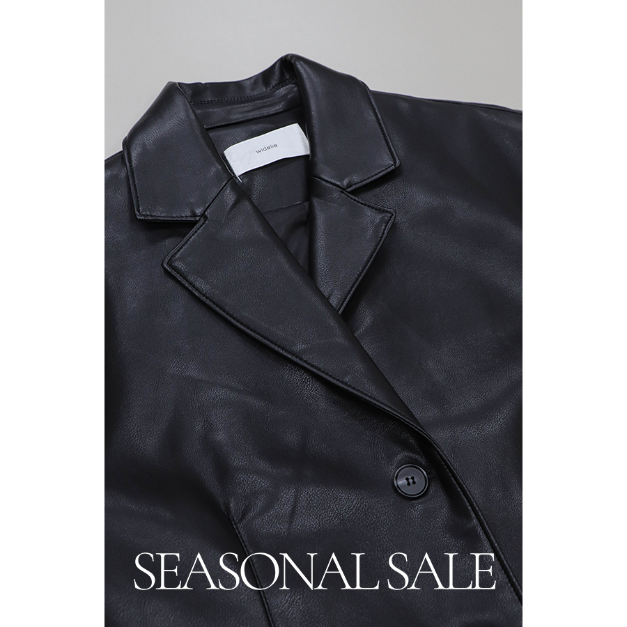 Seasonal Sale 極柔軟皮革西裝外套 N14