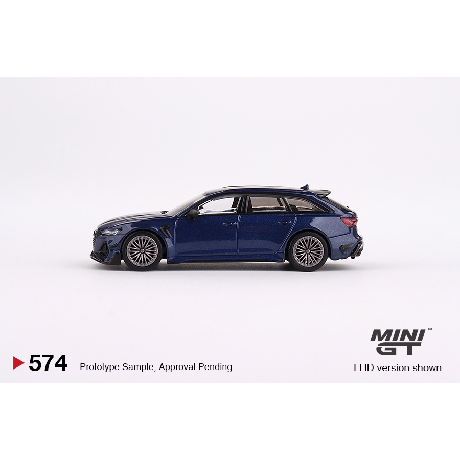 (林口現貨)MINI GT 1/64 ABT Audi RS6-R Navarra Blue Metallic #574