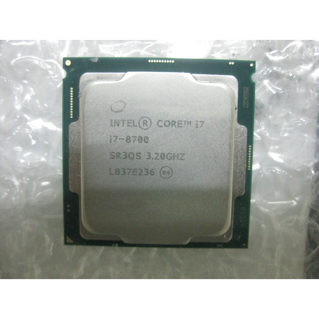 i7 8700 附散熱膏  3.2GHZ 第9代CPU處理器 1151 LGA腳位
