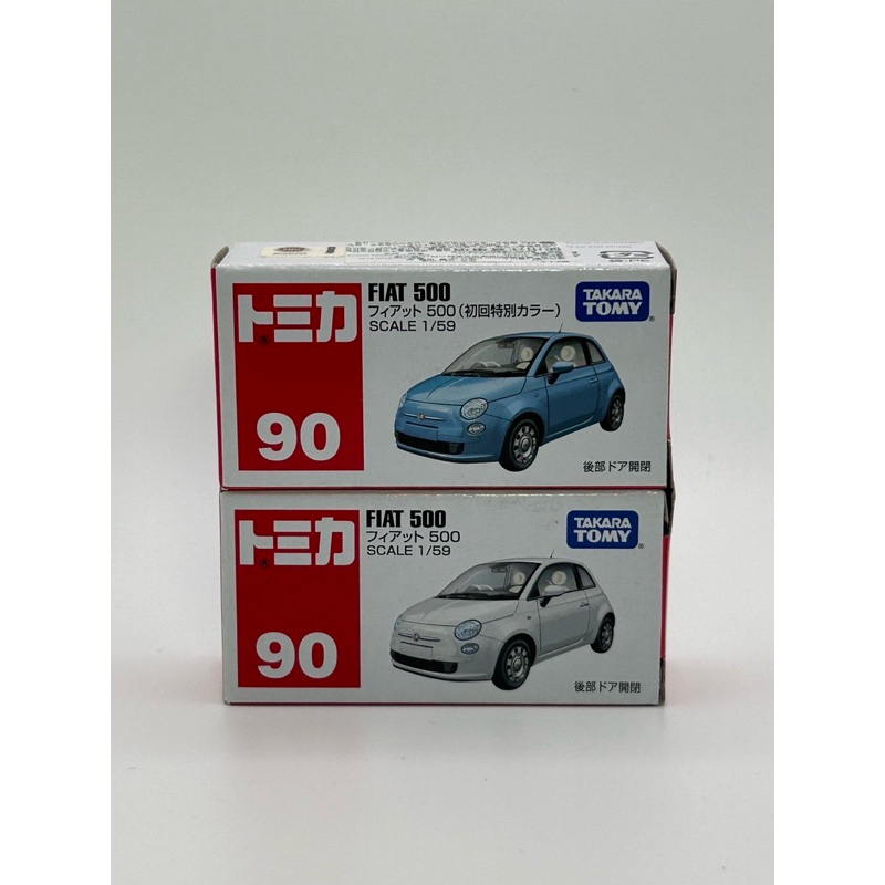 TOMY TOMICA NO. 90 FIAT 500 初回 + 一般版