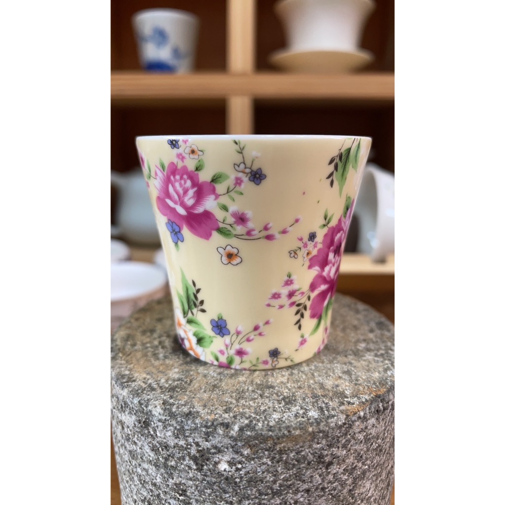 《找茶具》茶杯 飲杯 花團錦簇 客家花布系列 陶瓷