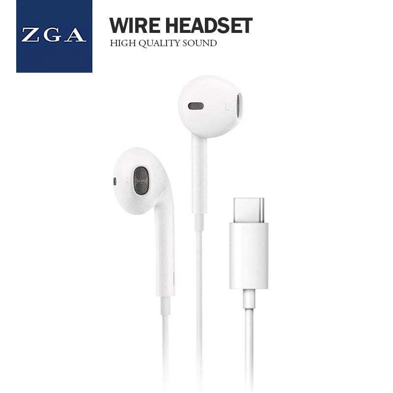 有線耳機【ZGA】支援iphone15 EarPods Type-C 1.2M 線控耳機 運動耳機 免持聽筒 入耳式