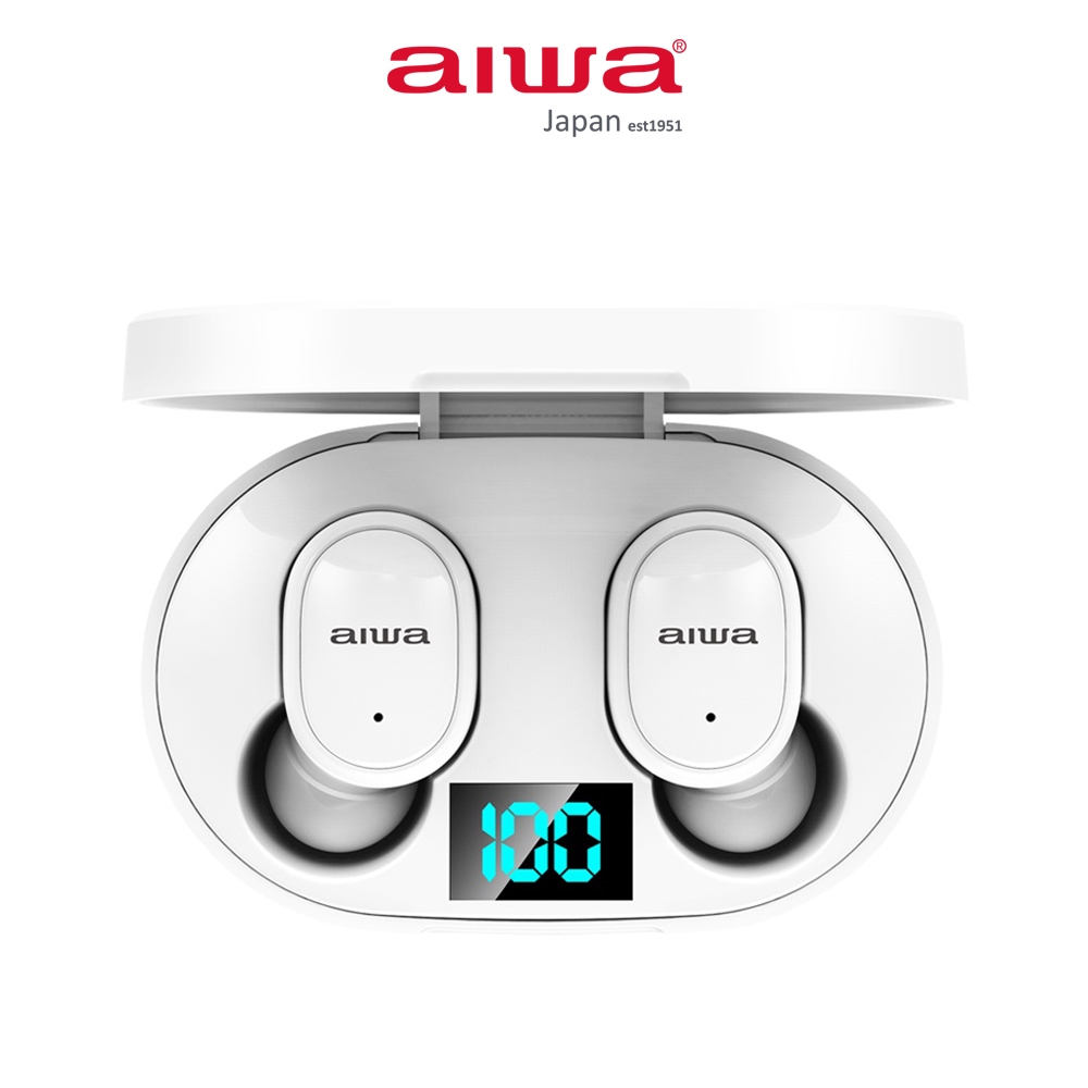 AIWA 愛華 真無線藍牙耳機 AT-X80E (黑/白 2色) 【福利品】