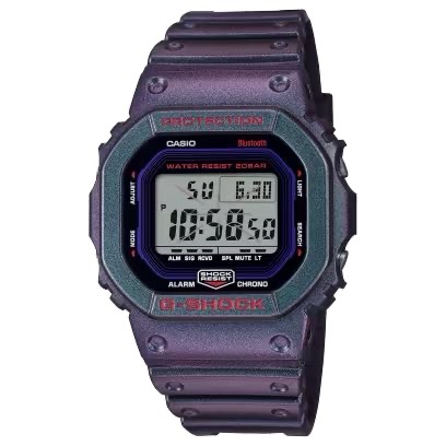 【柏儷鐘錶】CASIO G-Shock 藍紫偏光烤漆 DW-B5600AH-6