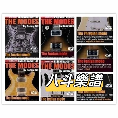 電子樂譜 Lick Library–The Modes Complete吉他音階調式7個完全理論綜合s