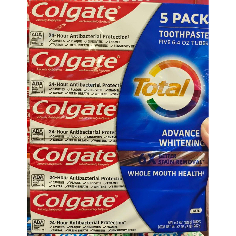 好市多 Colgate 高露潔全效潔白牙膏 拆售181g/1條 §喜家生活嚴選§