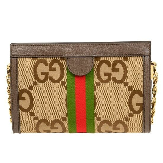 Gucci 503877 Ophidia Jumbo GG 金鏈斜背包