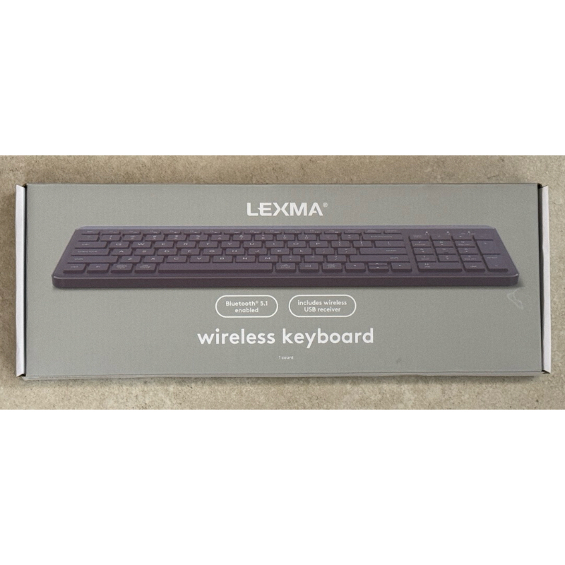 LEXMA LK7100B 無線跨平台 藍牙 靜音鍵盤