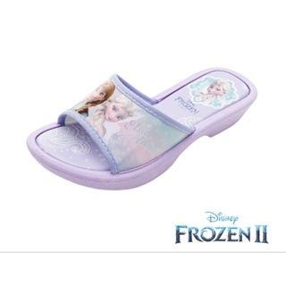 【Disney 迪士尼】冰雪奇緣 台灣製造 SGS安全認證 女童拖鞋 -紫/FOKS37617