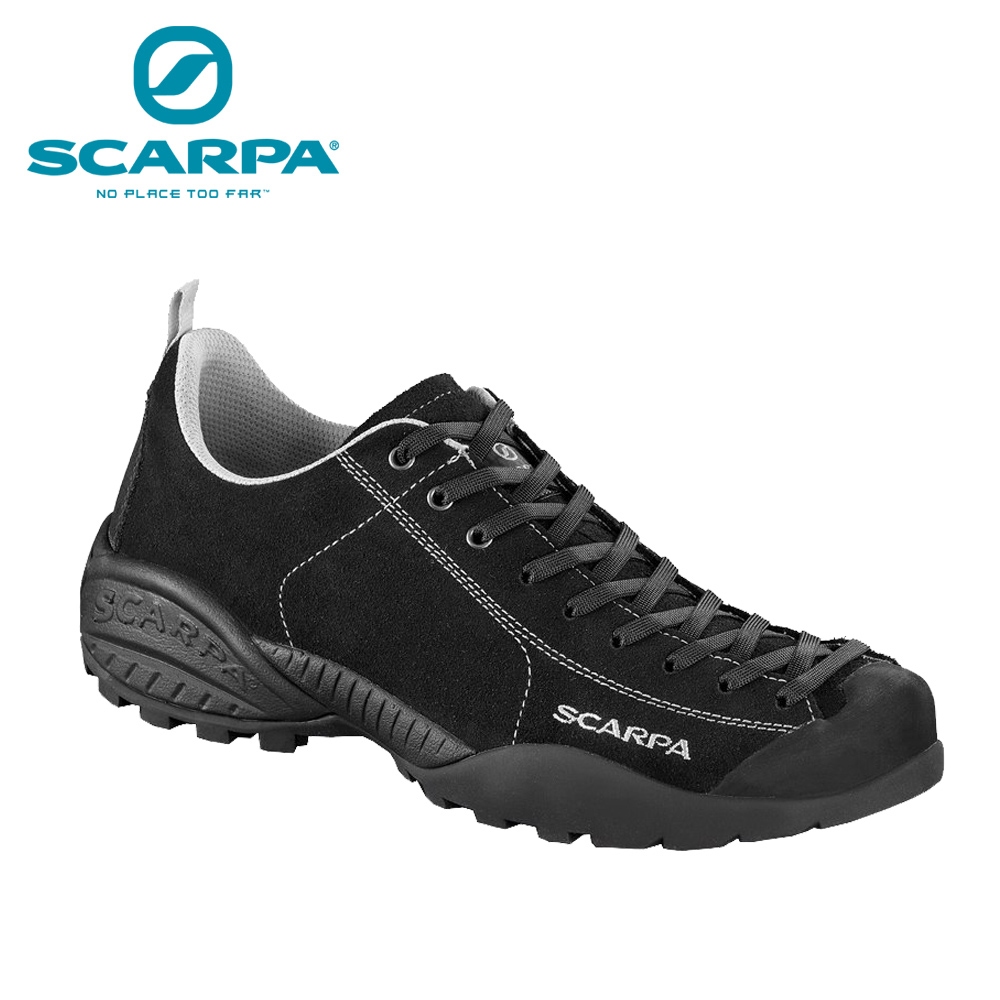 【SCARPA】原廠貨 中性 MOJITO 低筒登山鞋/郊山鞋/休閒鞋 黑 (32605350)